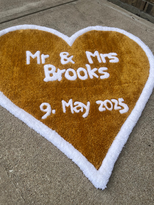 Mr&Mrs Heart Rug