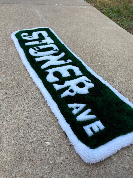 STONER AVE Rug in Production